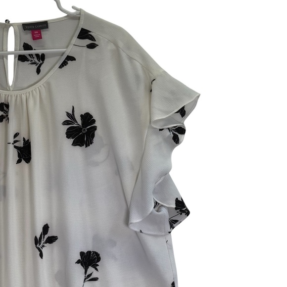 Vince Camuto Floral Print Blouse. Size XXL - Picture 4 of 9